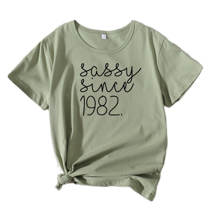 Ladies Sassy Statement Graphic T-shirt Lune London