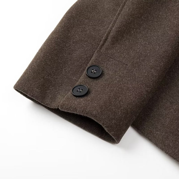 Cropped wool jacket for ladies with a modern cut and practical pockets Lune London