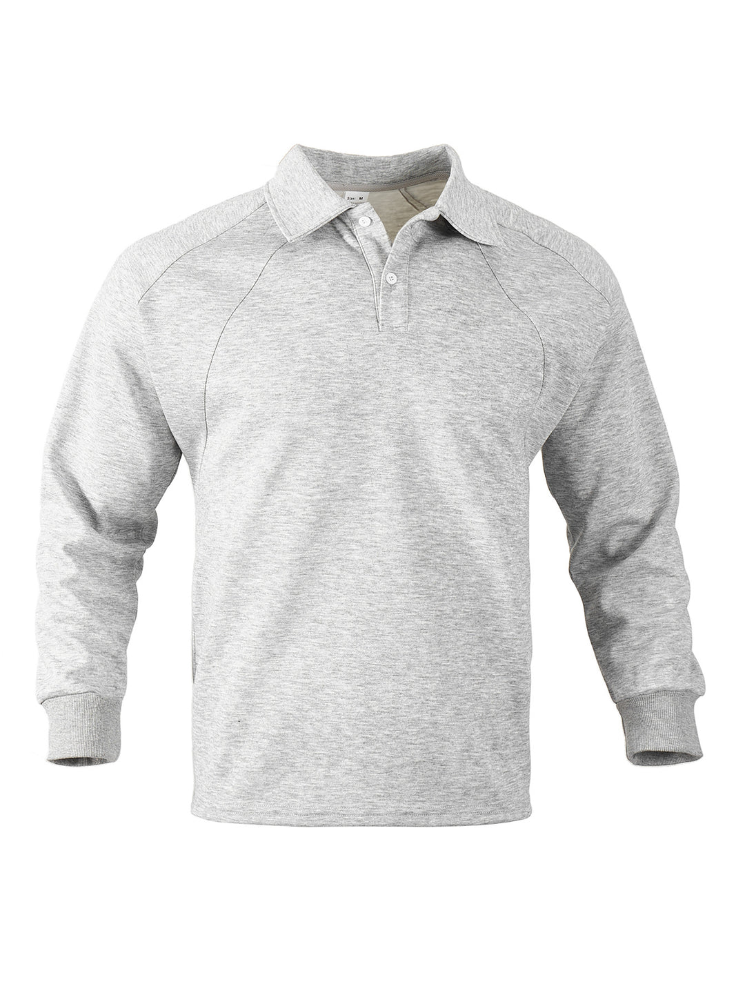 Long sleeve polo shirt for men in breathable material Lune London