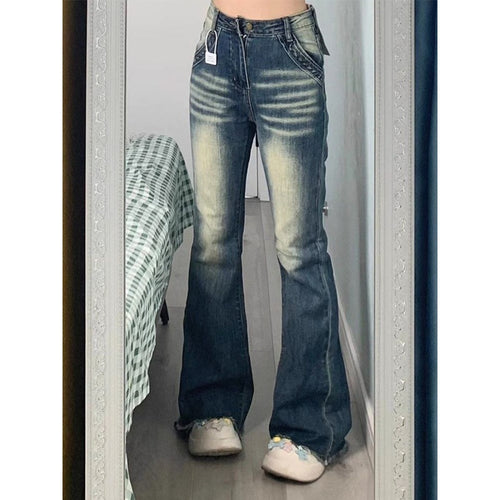 Jean évasé taille haute pour femmes Chic & Stil