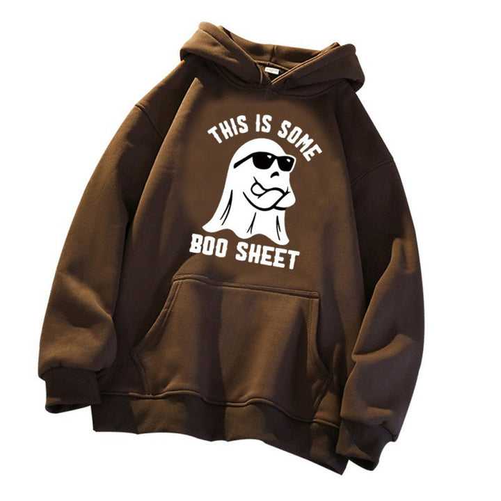 Women's hooded sweatshirt with a funny slogan and comfortable fit Lune London
