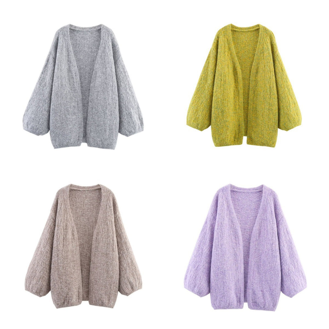 Lune London thick knit cardigan for women