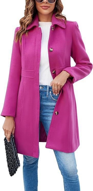 Classic wool coat for women with a trendy cut and functional details Lune London