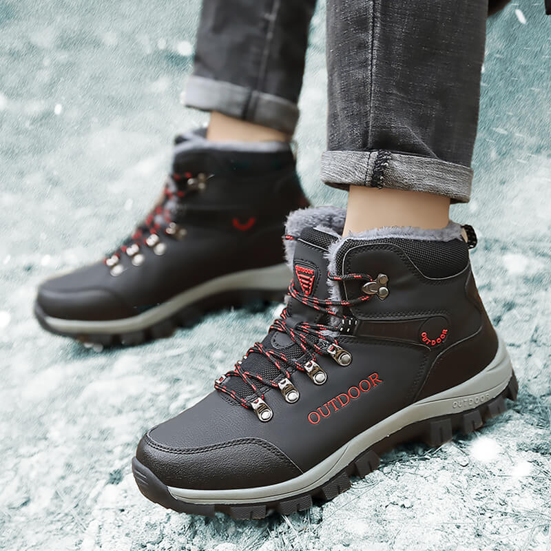 Women's winter hiking sandals with non-slip sole and insulating inner lining Lune London