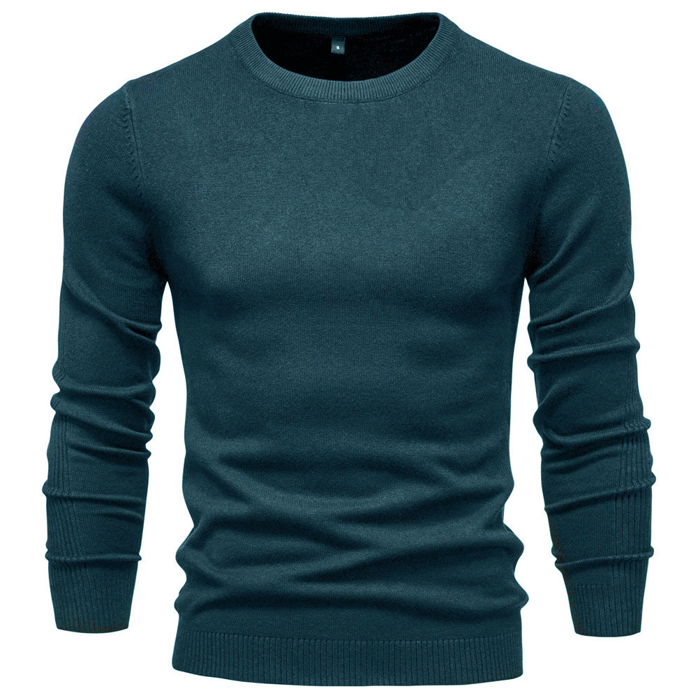 Men's Round Neck Sweater Made Of High-Quality Cotton Lune London