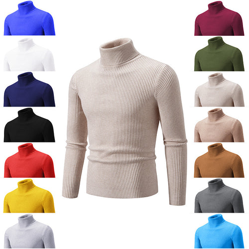 Men's ribbed turtleneck sweater Amarae 1758806066