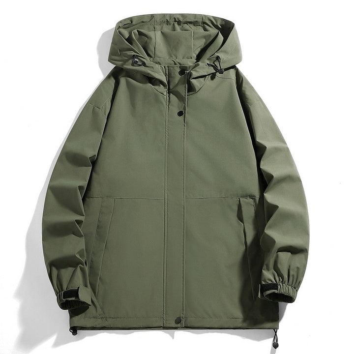 Men's waterproof transition jacket with adjustable hood and practical pockets Lune London