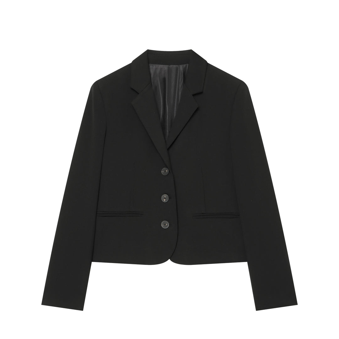 Women's High-Waisted Suit Pants with Crease and Slightly Flared Leg Line Amarae