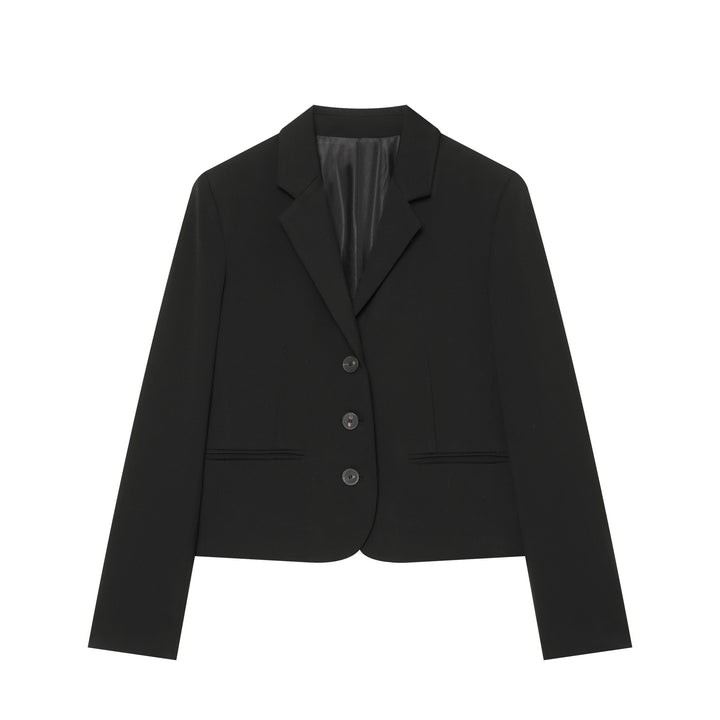 Women's High-Waisted Suit Pants with Crease and Slightly Flared Leg Line Amarae