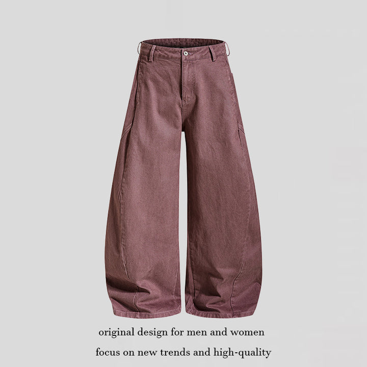 Women wide high-cut jeans culotte in balloon cut Amarae