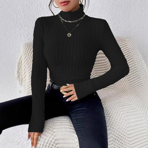 Ladies Elegant and comfortable high neck top Amarae