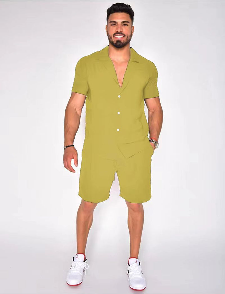 Short Sleeve Shirt for Men Set Amarae