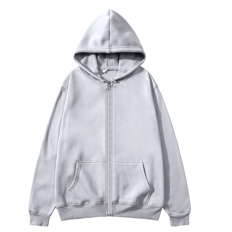 Ladies Fleece Hoodie with full zip and handy pockets Lune London