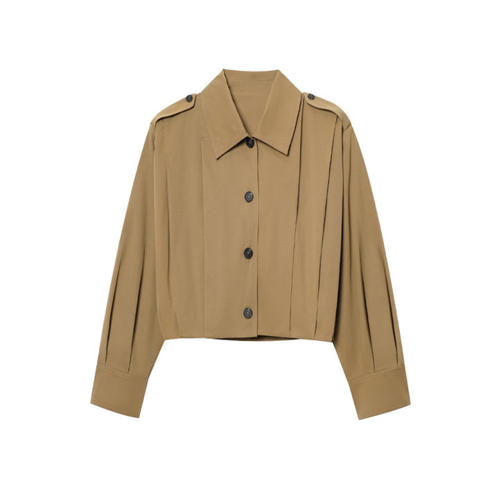 Cropped jacket for women with decorative button details and a chic elegant cut Lune London