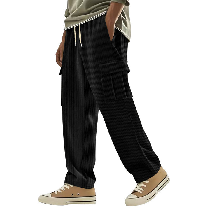 Casual corduroy pants for men with side pockets Lune London