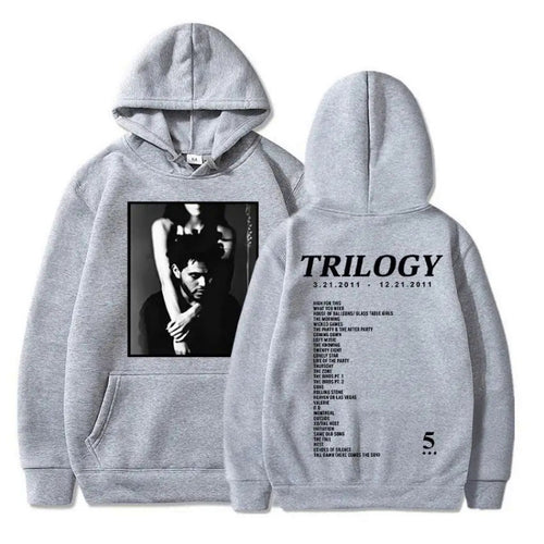 Women's hoodie with artistic photo print and unique lettering Amarae