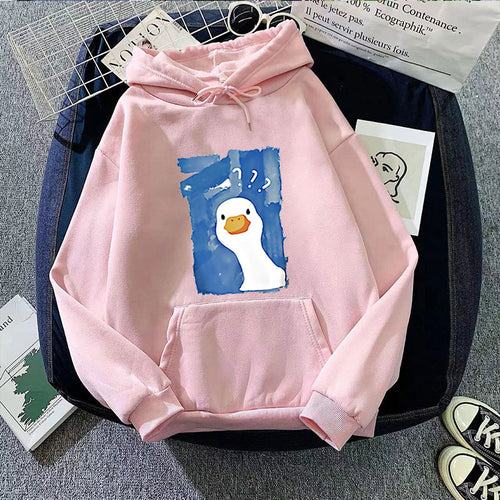 Women's Hoodie with Playful Duck Motif Chic & Stil 1772613013