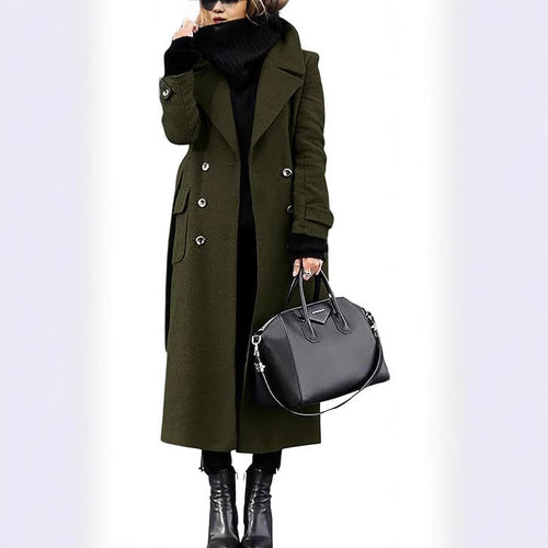 Ladies elegant wool coat Amarae