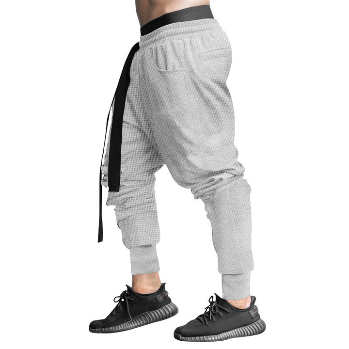 Men's casual harem pants with elastic waistband and side pockets Chic and style