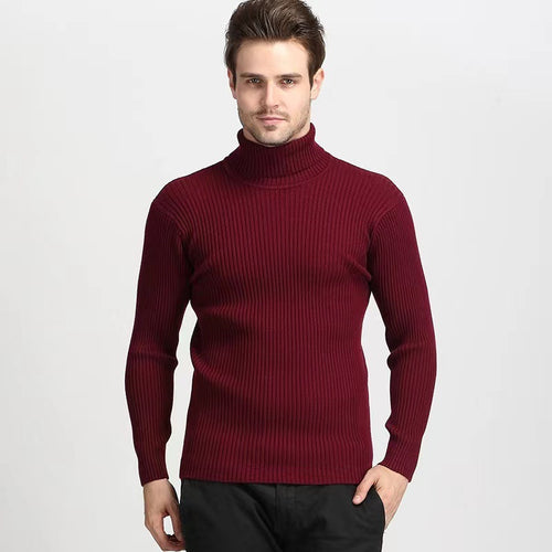 Women’s turtleneck sweater with an elegant ribbed structure Amarae