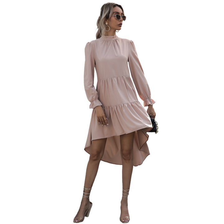 Ladies Elegant and casual mini dress with ruffles Lune London