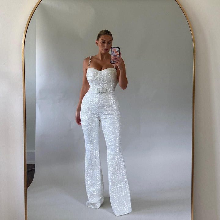 Lune London | Glittering Jumpsuit with Sequins for Women