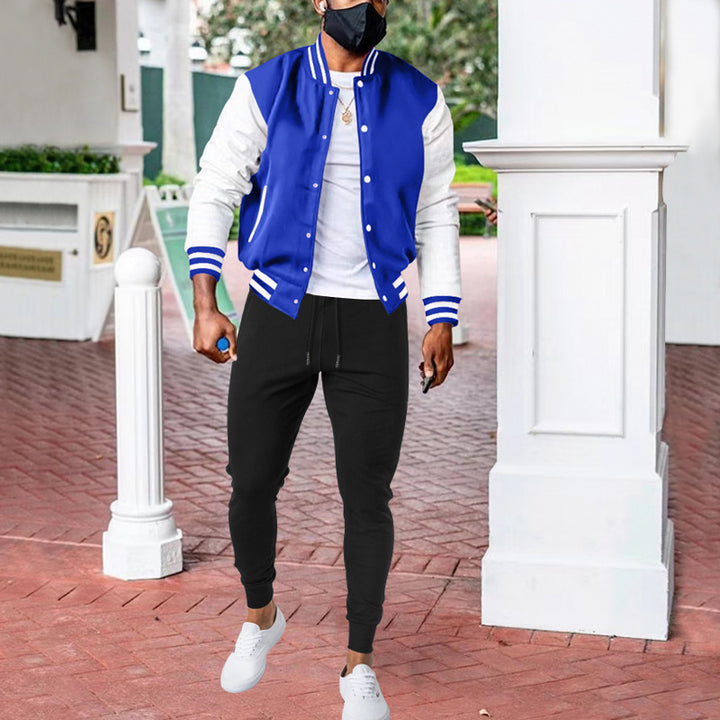Sport college jacket for men with high-quality materials and elastic cuffs Lune London