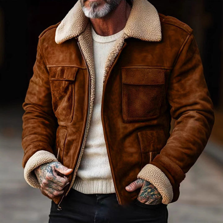 Luxury Lambskin Leather Jacket for Men Lune London