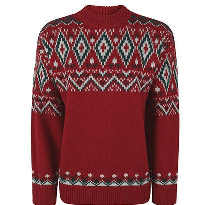 Cozy Christmas knit sweater for women with festive pattern Lune London
