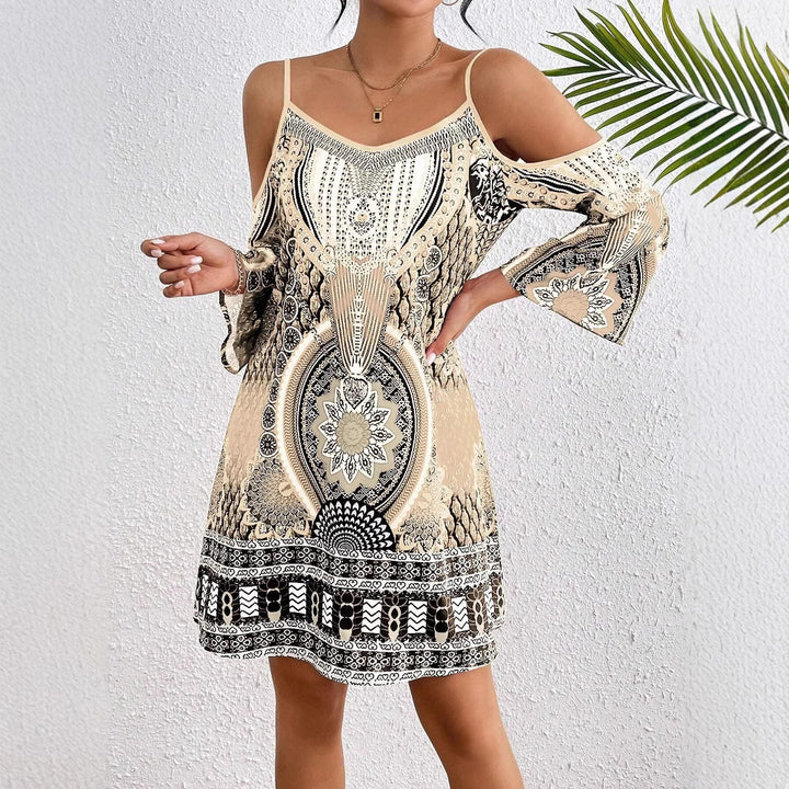 Lune London bohemian off-shoulder mini dress