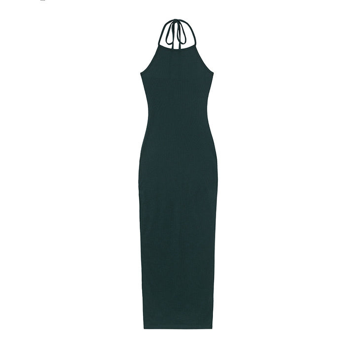 Lune London Women's Halter Neck Bodycon Maxi Dress