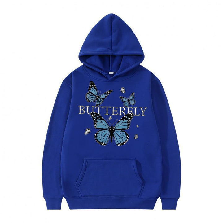 Women's hoodie with butterfly motif Chic & Stil