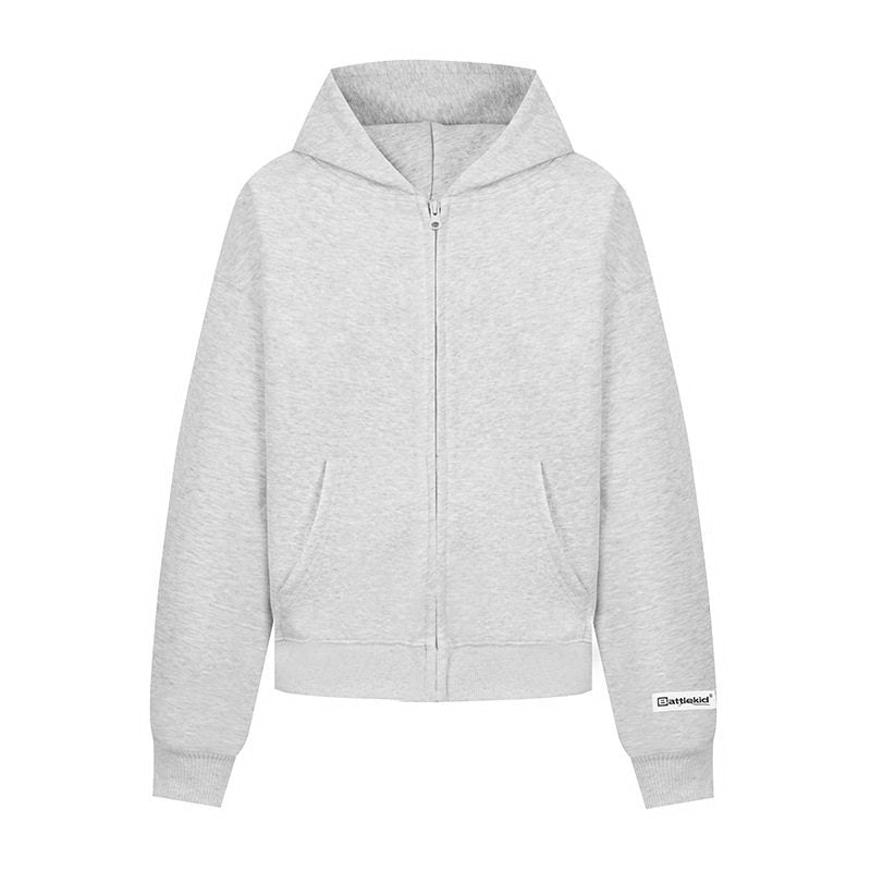 Women’s hoodie sweat jacket with full zip, kangaroo pocket and relaxed fit Amarae