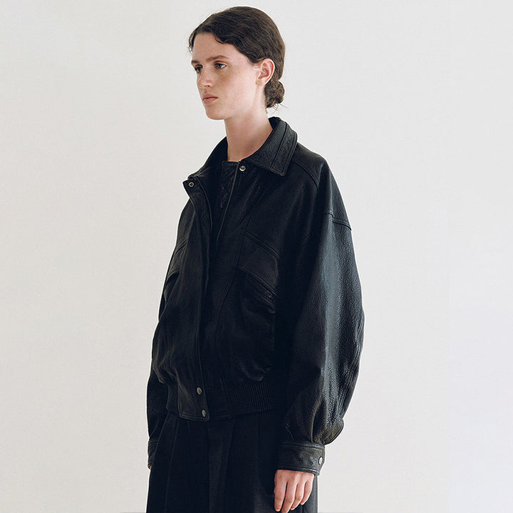 Veste en cuir décontractée à la mode pour femmes avec poches distinctives Chic & Stil