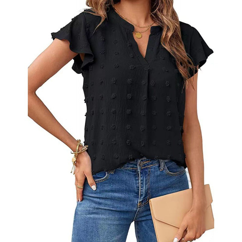 Women's blouse with flared sleeves Lune London