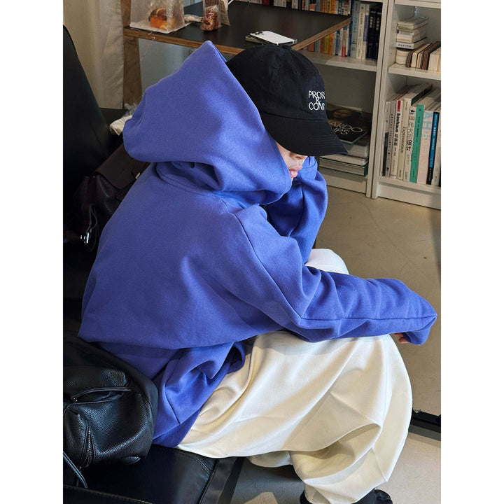 Women Loose Heavy Fleece Hoodie with Extra Large Hood and Kangaroo Pocket Amarae