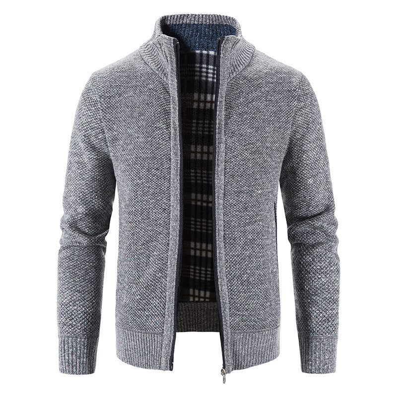 Men's Cardigan with Innovative Thermal Insulating Inner Lining Lune London