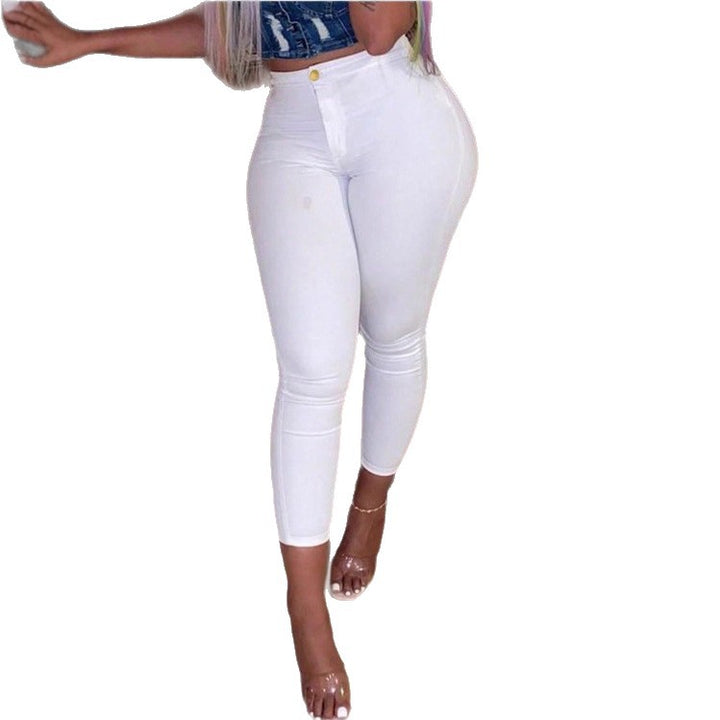 Women's high-waisted elastic tight jeans with figure-shaping effect Amarae