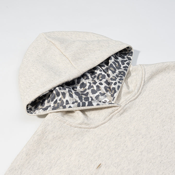 Women's Oversized Hoodie in Used Look with Leo Trim Amarae