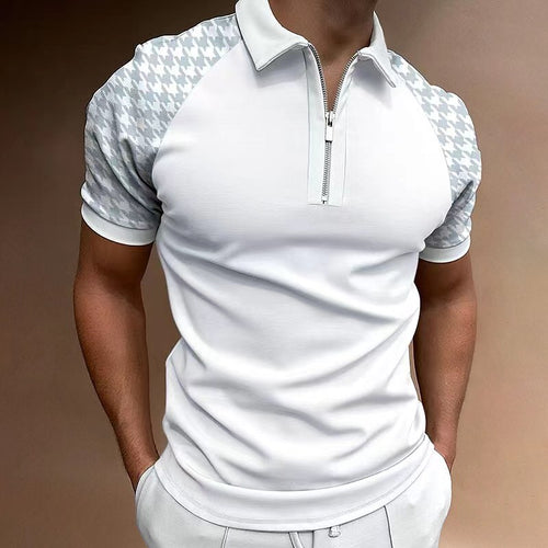 Men's Performance Polo Stylish Half-Zip Amarae