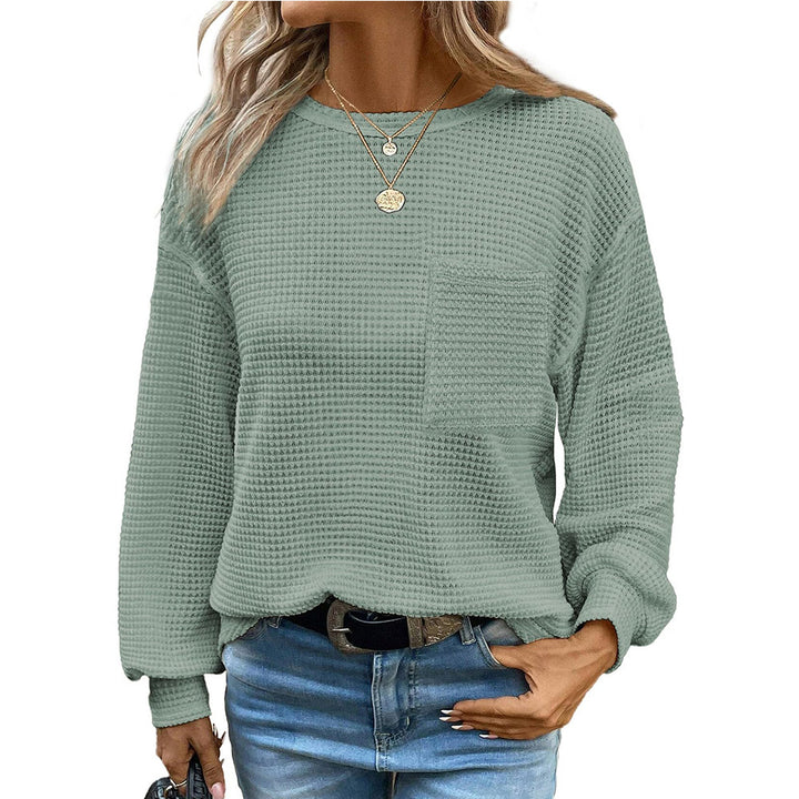 Casual sweatshirt for women with structure and chest pocket Lune London