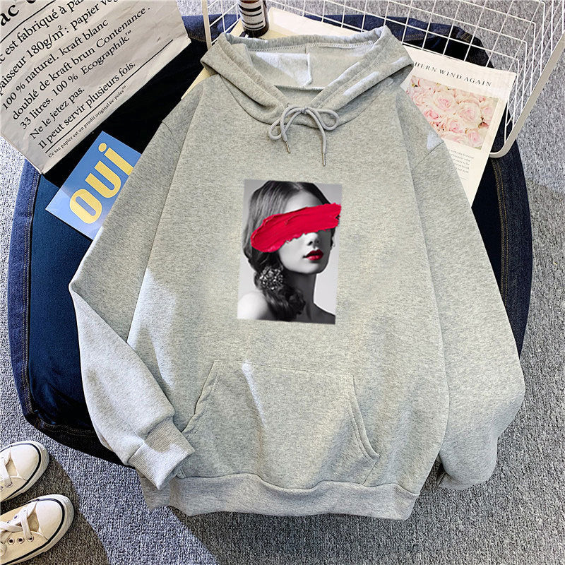Women's hoodie with creative art design Chic & Stil