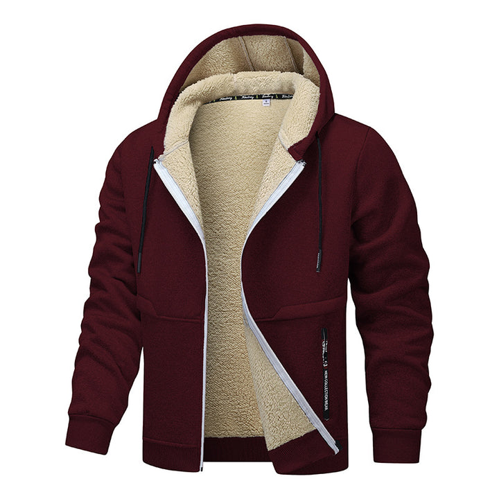 Warm fleece jacket for men with functional cut Lune London