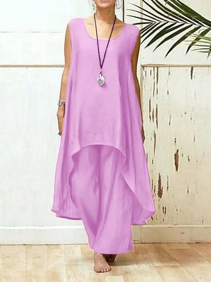 Lune London fluid maxi tunic jumpsuit for women