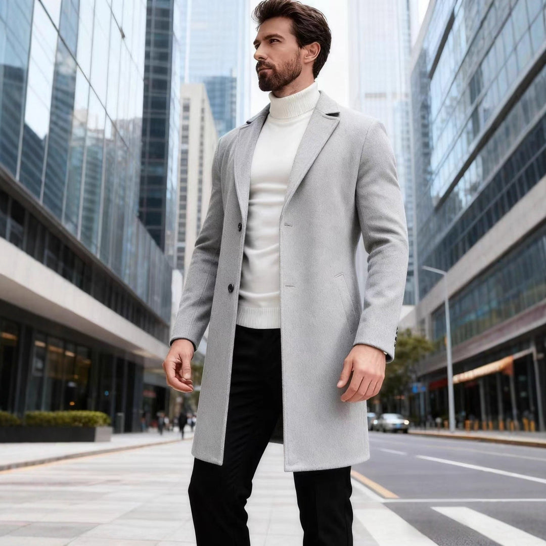 Men's elegant wool coat Lune London