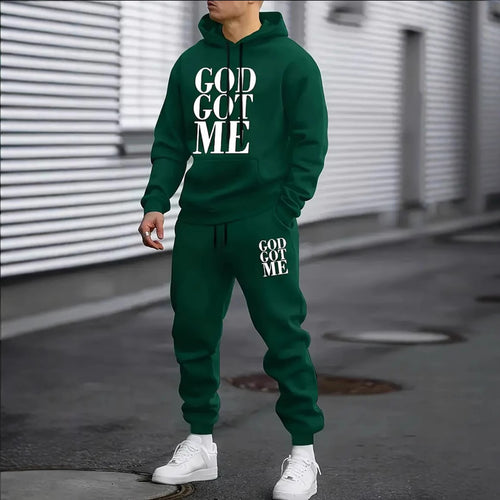 Men's tracksuit with modern statement print Chic & Stil