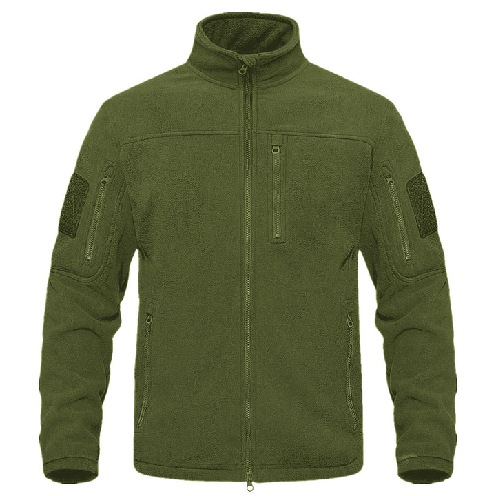 Fleece jacket for men with versatile pockets and high collar Lune London