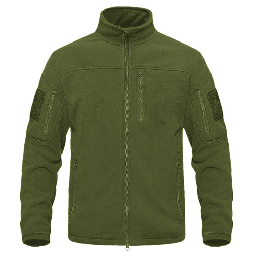 Fleece jacket for men with versatile pockets and high collar Amarae