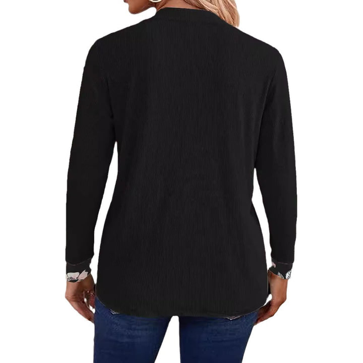 Ladies Elegant and Casual Long Jacket with Floral Design Lune London