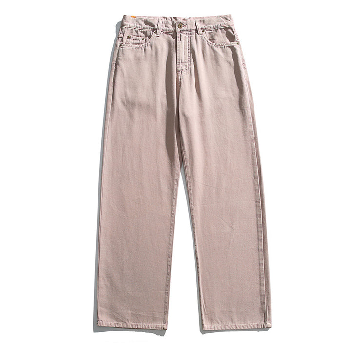 Women's jeans with high waist, straight leg and vintage wash Amarae